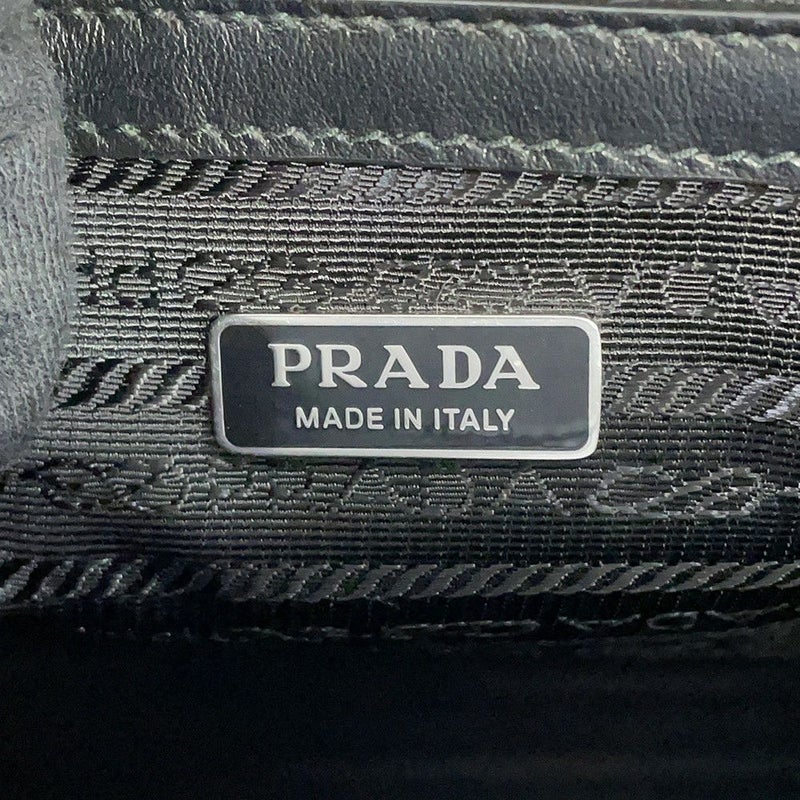 プラダ トートバッグ トライアングル ロゴ 1BA332 PRADA 2way 黒