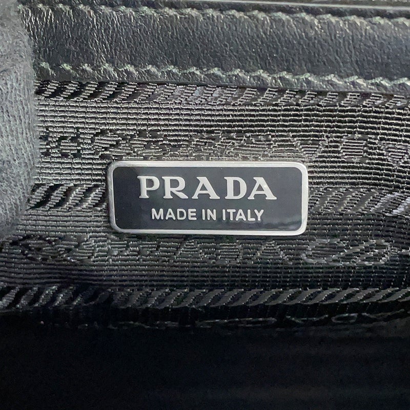 プラダ トートバッグ トライアングル ロゴ 1BA332 PRADA 2way 黒