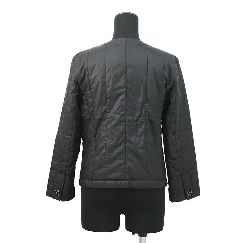 シャネル ダウンジャケット ココボタン ノーカラー キルティング レディースサイズ36 P46944 CHANEL 黒