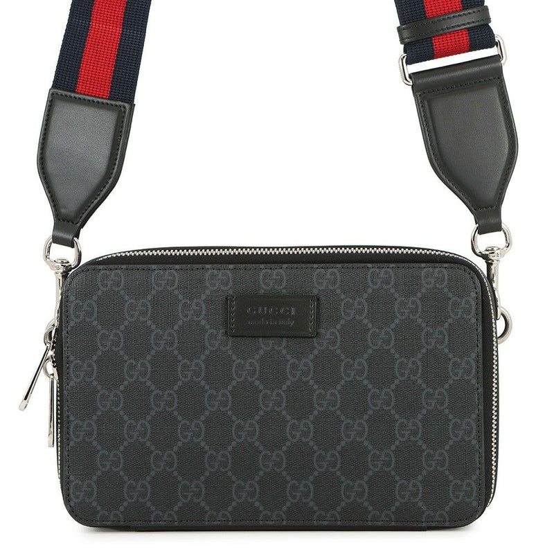 グッチ ショルダーバッグ ミニ GGスプリーム 774161 GUCCI 黒