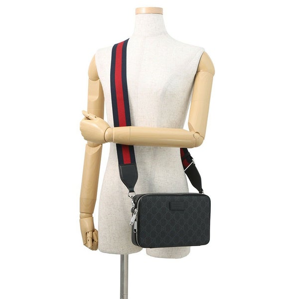 グッチ ショルダーバッグ ミニ GGスプリーム 774161 GUCCI 黒