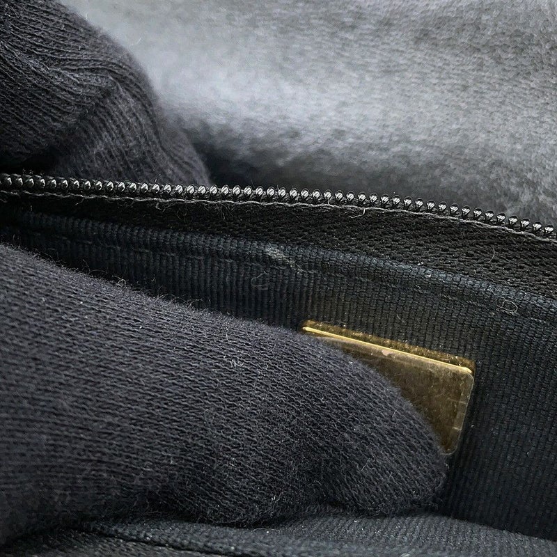 シャネル チェーンウォレット マトラッセ ココマーク ハートチェーン ラムスキン AP3201 CHANEL 黒