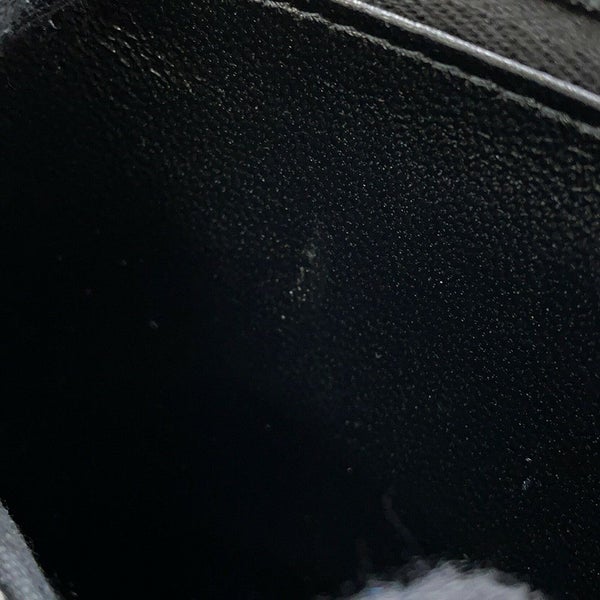 シャネル チェーンウォレット マトラッセ ココマーク ハートチェーン ラムスキン AP3201 CHANEL 黒