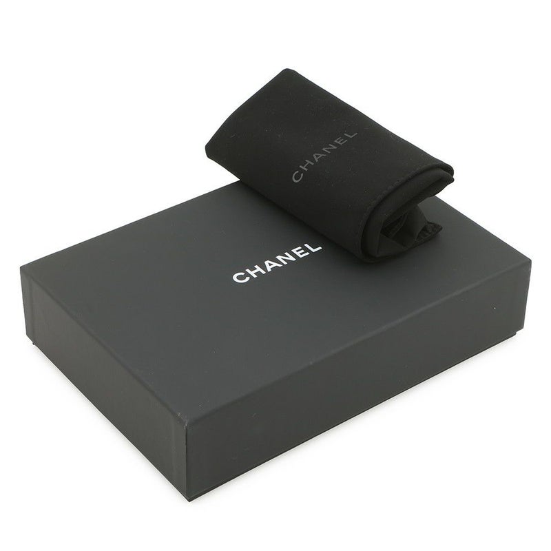 シャネル チェーンウォレット マトラッセ ココマーク ハートチェーン ラムスキン AP3201 CHANEL 黒
