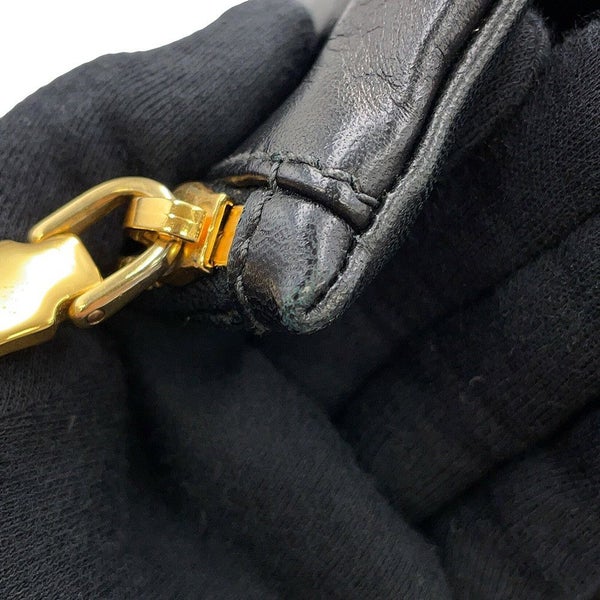 ミュウミュウ ショルダーバッグ マテラッセ クラッチ レザー RP0385 MIUMIU 2wayクラッチバッグ 黒