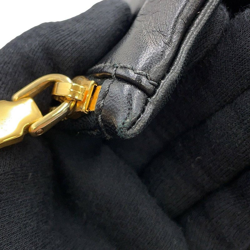 ミュウミュウ ショルダーバッグ マテラッセ クラッチ レザー RP0385 MIUMIU 2wayクラッチバッグ 黒