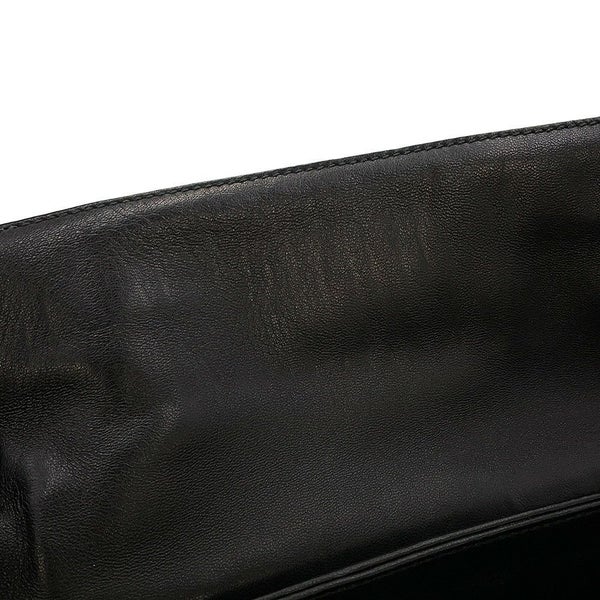 ミュウミュウ ショルダーバッグ マテラッセ クラッチ レザー RP0385 MIUMIU 2wayクラッチバッグ 黒