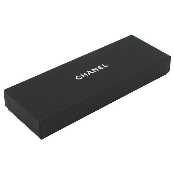 シャネル バレッタ ココマーク リボン コットン 24A CAHNEL ヘアアクセサリー 黒