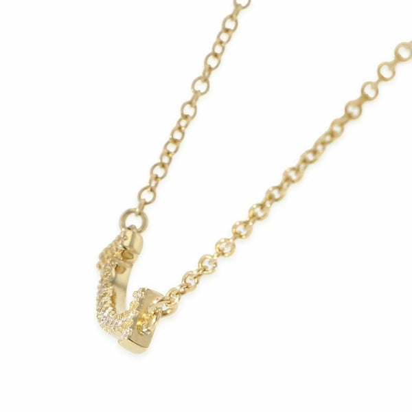ティファニー ネックレス Tスマイル ペンダント ミニ ダイヤモンド 計0.03ct K18YGイエローゴールド 62617683 Tiffany&Co.