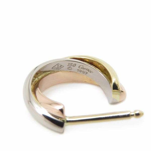 カルティエ ピアス トリニティ イヤリング K18YG/K18WG/K18PG B8017100 Cartier フープピアス ジュエリー