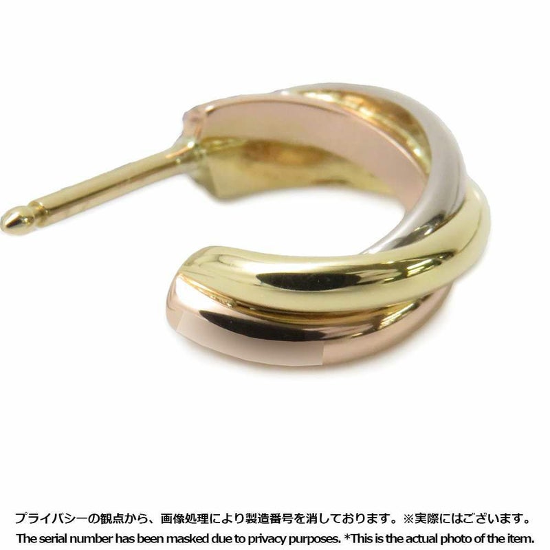 カルティエ ピアス トリニティ イヤリング K18YG/K18WG/K18PG B8017100 Cartier フープピアス ジュエリー