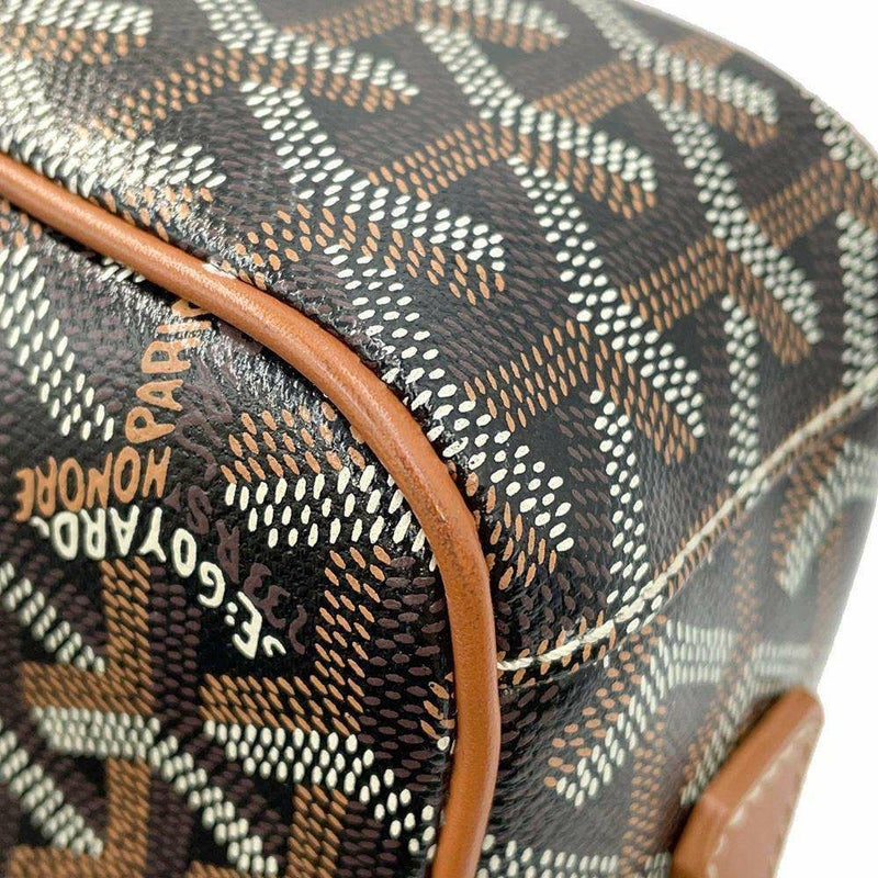 ゴヤール ショルダーバッグ カップヴェールPM PVC/レザー GOYARD 黒