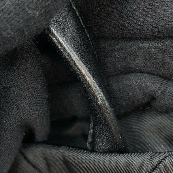 プラダ ハンドバッグ ミニ パデッド ナイロン/レザー 1BG373 PRADA 2wayショルダーバッグ 黒