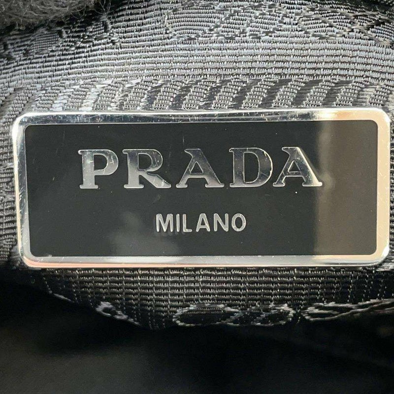 プラダ ハンドバッグ ミニ パデッド ナイロン/レザー 1BG373 PRADA 2wayショルダーバッグ 黒