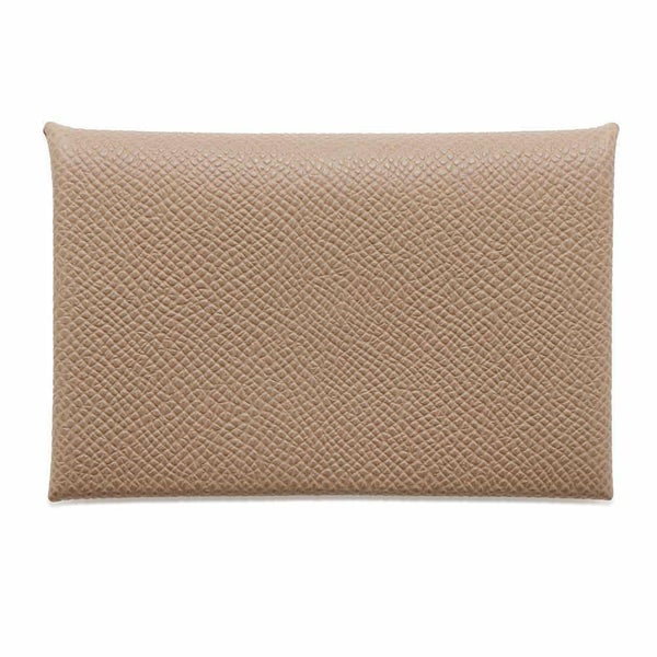 エルメス カードケース カルヴィ エトゥープ エプソン W刻印 HERMES 名刺入れ