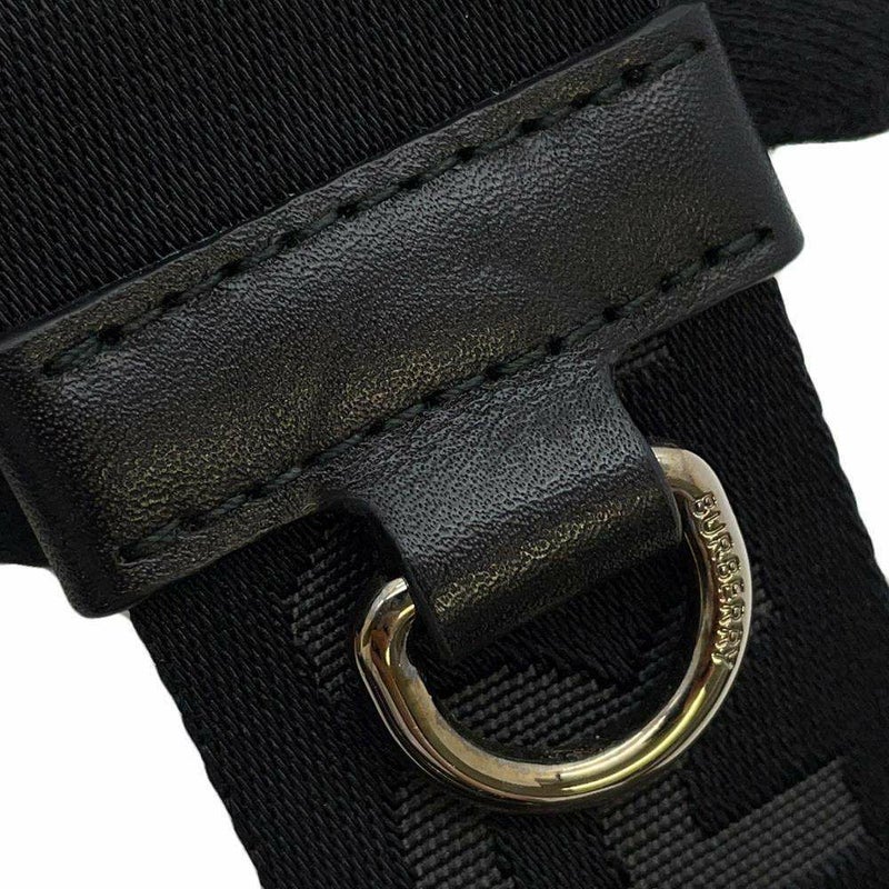 バーバリー ショルダーバッグ ロゴ ナイロン 8049094 BURBERRY バッグ 斜め掛け 黒