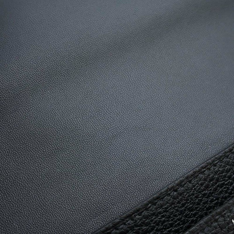 エルメス 長財布 ドゴンロング GM ブラック/シルバー金具 トゴ W刻印 HERMES 財布 黒