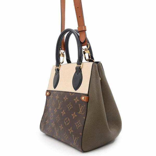 ルイヴィトン ハンドバッグ モノグラム レザー フォールド・トートPM M45388 LOUIS VUITTON  2wayショルダーバッグ