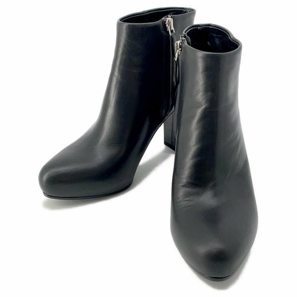 プラダ ショートブーツ レザー レディースサイズ36 1/2 1TP207 PRADA 靴 ブーティー 黒