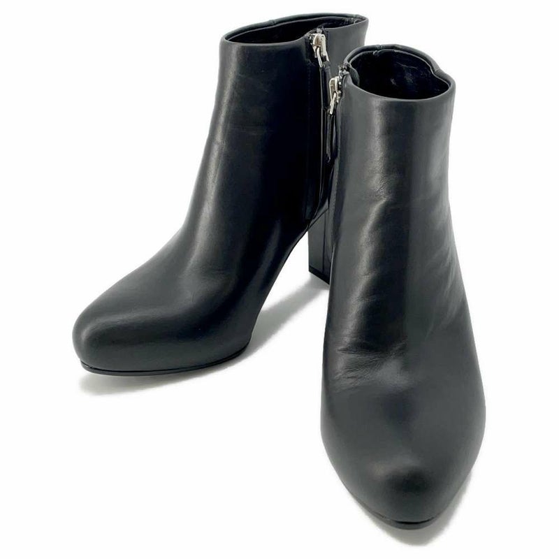 プラダ ショートブーツ レザー レディースサイズ36 1/2 1TP207 PRADA 靴 ブーティー 黒
