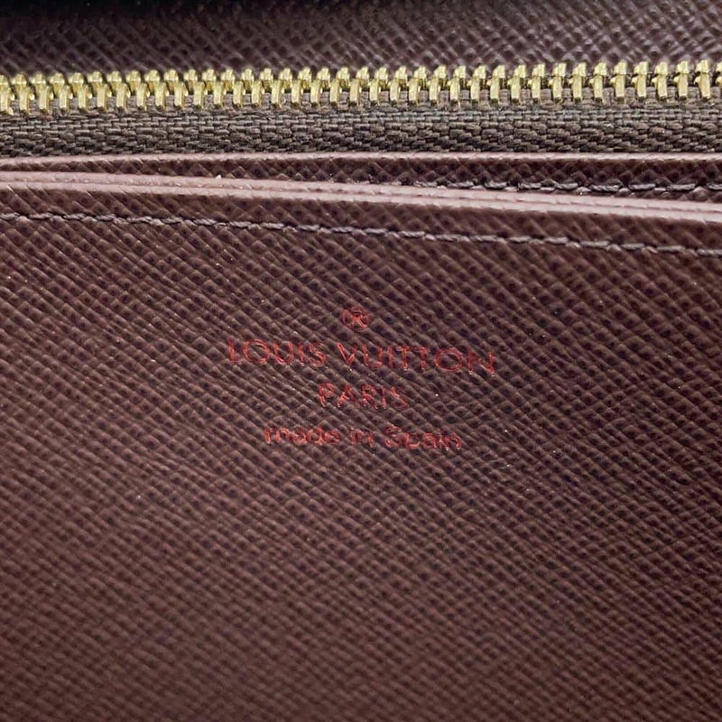 ルイヴィトン 財布 ダミエ ・エベヌ ジッピーウォレット N41661 LOUIS VUITTON ラウンドファスナー