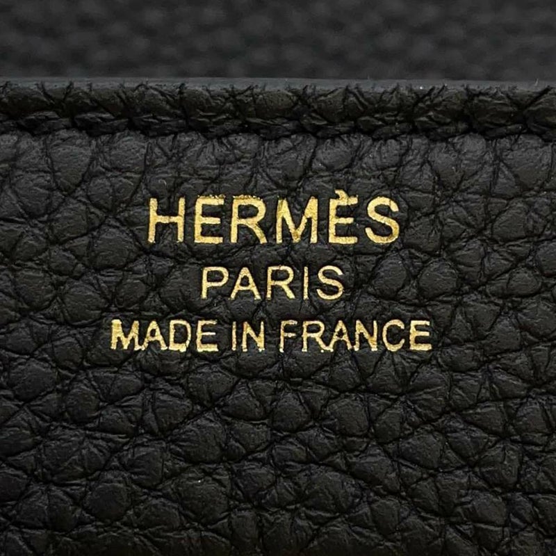 エルメス バーキン25 ブラック/ゴールド金具 トゴ W刻印 HERMES Birkin ハンドバッグ 黒