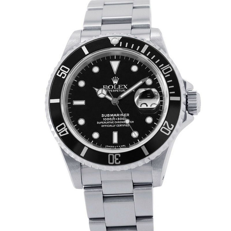 ロレックス サブマリーナ デイト N番 16610 ROLEX 腕時計 黒文字盤