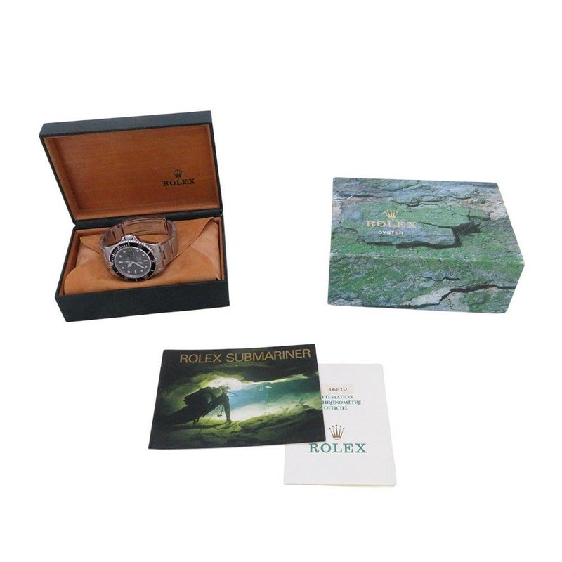 ロレックス サブマリーナ デイト N番 16610 ROLEX 腕時計 黒文字盤