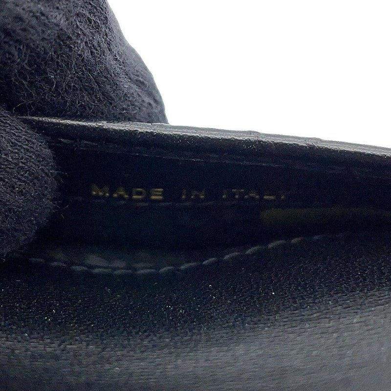 シャネル カードケース マトラッセ カメリア レザー CHANEL 銀座限定 黒