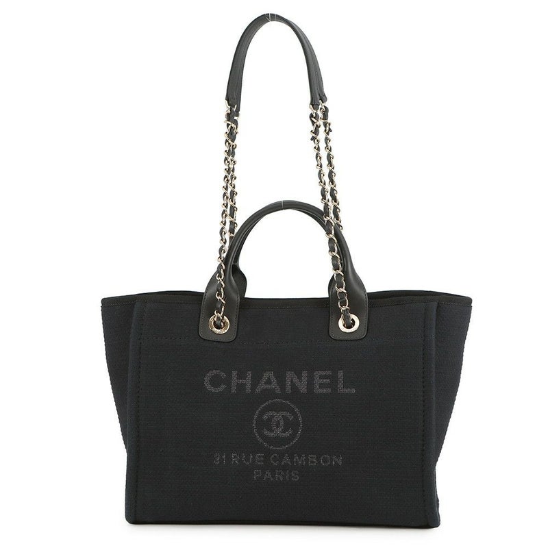 シャネル トートバッグ ドーヴィル ココマーク スモール ショッピングバッグ AS3257 CHANEL 2way 黒