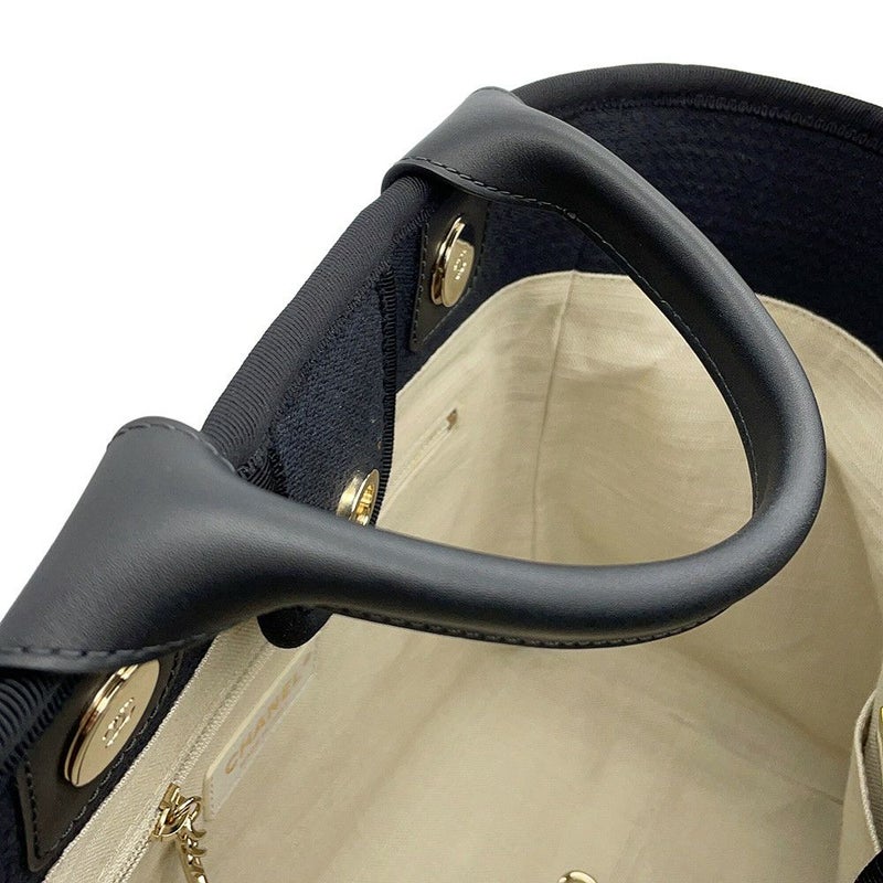 シャネル トートバッグ ドーヴィル ココマーク スモール ショッピングバッグ AS3257 CHANEL 2way 黒