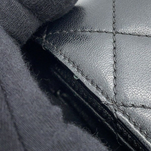 シャネル チェーンショルダーバッグ ココマーク ビューティーロック マトラッセ レザー A93223 CHANEL 黒