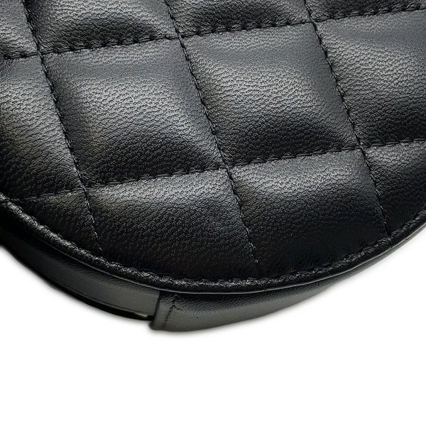 シャネル チェーンショルダーバッグ ミニ マトラッセ ココマーク ラムスキン AP1894 CHANEL 黒