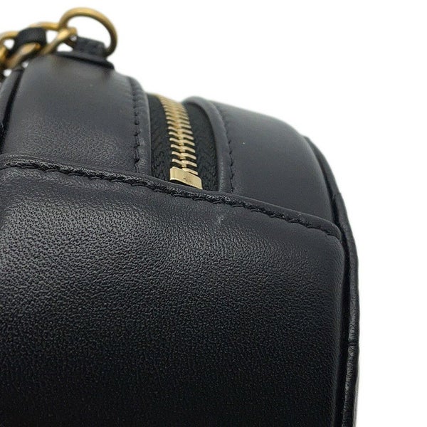 シャネル チェーンショルダーバッグ ミニ マトラッセ ココマーク ラムスキン AP1894 CHANEL 黒