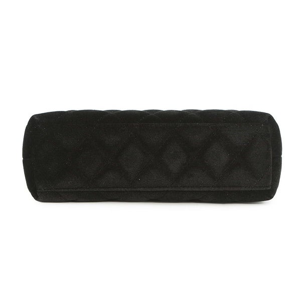 シャネル ハンドバッグ ミニ マトラッセ ココマーク ベロア/レザー AS4416 CHANEL 2wayショルダーバッグ 黒