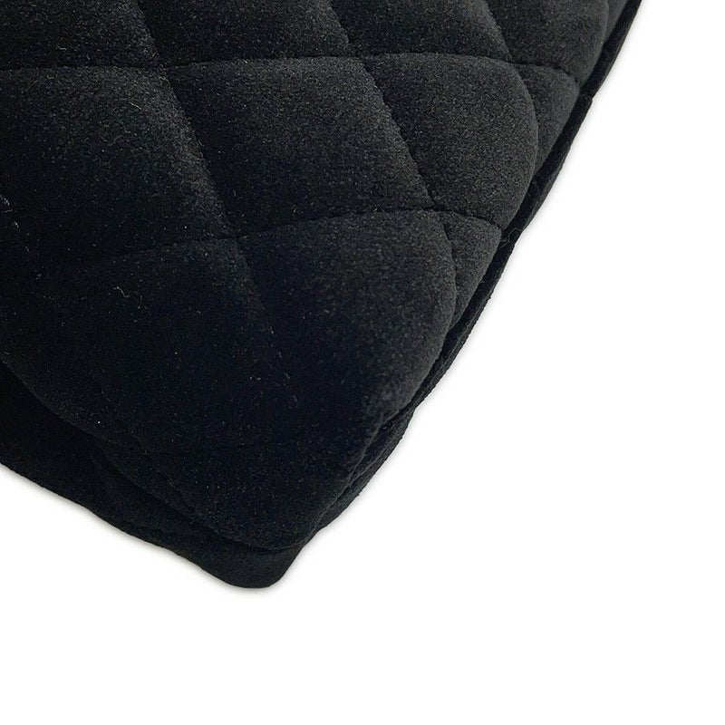 シャネル ハンドバッグ ミニ マトラッセ ココマーク ベロア/レザー AS4416 CHANEL 2wayショルダーバッグ 黒