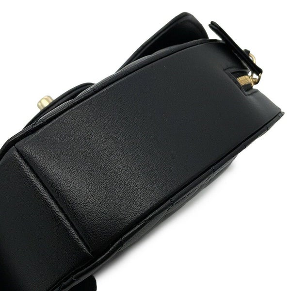 シャネル チェーンショルダーバッグ マトラッセ ハートシェイプ ラムスキン AS3191 CHANEL バッグ 黒