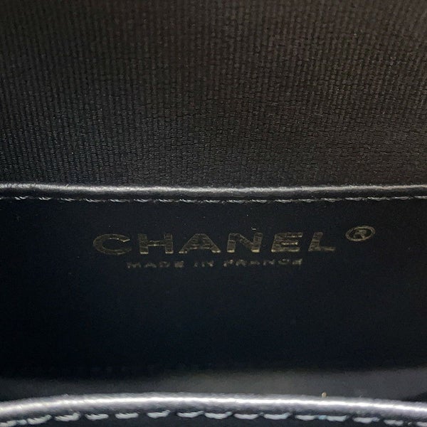 シャネル チェーンショルダーバッグ マトラッセ ハートシェイプ ラムスキン AS3191 CHANEL バッグ 黒