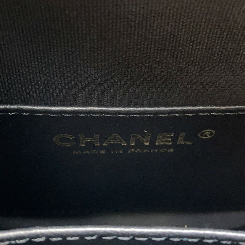 シャネル チェーンショルダーバッグ マトラッセ ハートシェイプ ラムスキン AS3191 CHANEL バッグ 黒