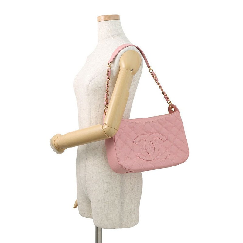 シャネル チェーンショルダーバッグ マトラッセ ココマーク キャビアスキン A20993 CHANEL ワンショルダー