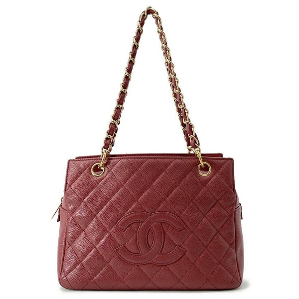 シャネル チェーントートバッグ ココマーク マトラッセ キャビアスキン A15688 CHANEL ショルダーバッグ
