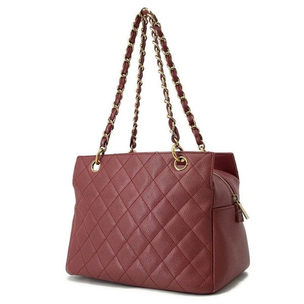 シャネル チェーントートバッグ ココマーク マトラッセ キャビアスキン A15688 CHANEL ショルダーバッグ