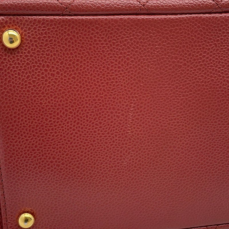 シャネル チェーントートバッグ ココマーク マトラッセ キャビアスキン A15688 CHANEL ショルダーバッグ