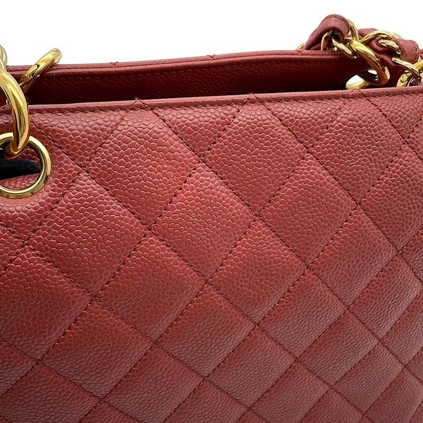 シャネル チェーントートバッグ ココマーク マトラッセ キャビアスキン A15688 CHANEL ショルダーバッグ