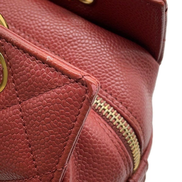 シャネル チェーントートバッグ ココマーク マトラッセ キャビアスキン A15688 CHANEL ショルダーバッグ