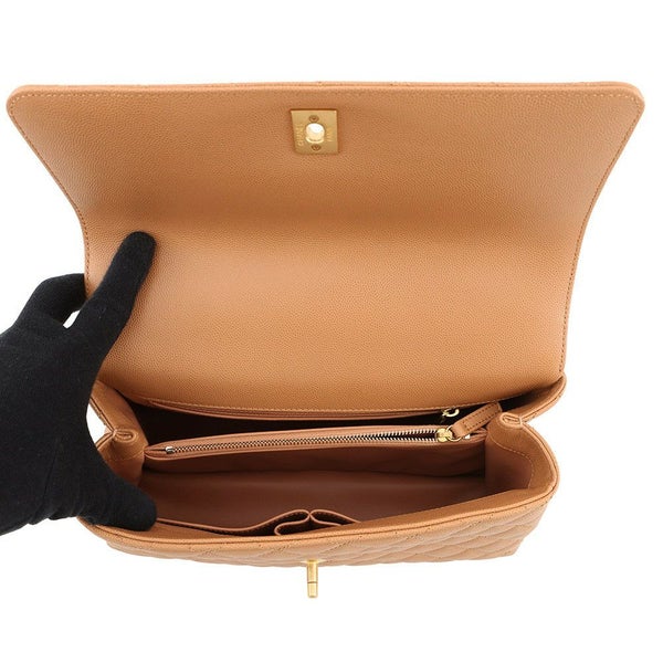 シャネル ハンドバッグ マトラッセ ココマーク ココハンドル キャビアスキン A92991 CHANEL 2wayショルダー