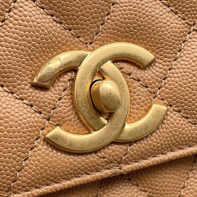 シャネル ハンドバッグ マトラッセ ココマーク ココハンドル キャビアスキン A92991 CHANEL 2wayショルダー