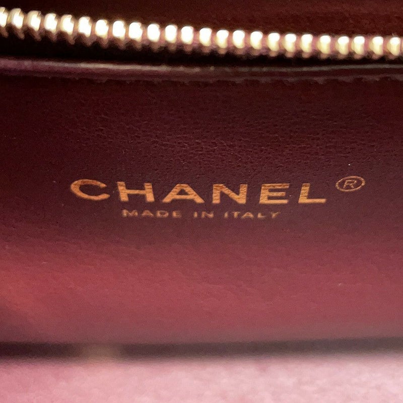 シャネル ハンドバッグ ココマーク マトラッセ トップハンドル ミニ フラップ ラムスキン AS4654 CHANEL 2wayショルダー 黒