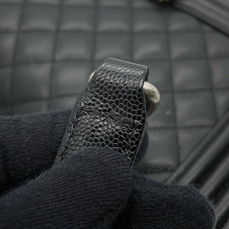 シャネル チェーンショルダーバッグ ココマーク ボーイシャネル A67086 CHANEL 黒