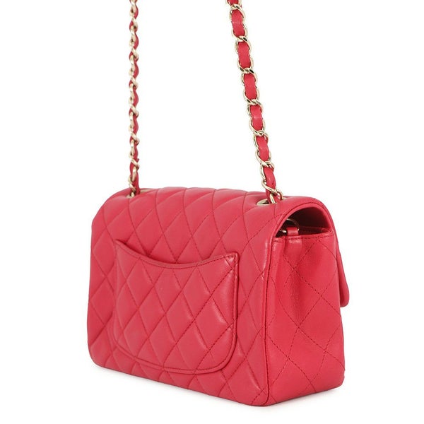 シャネル チェーンショルダーバッグ ミニ マトラッセ 20 ココマーク ラムスキン A69900 CHANEL